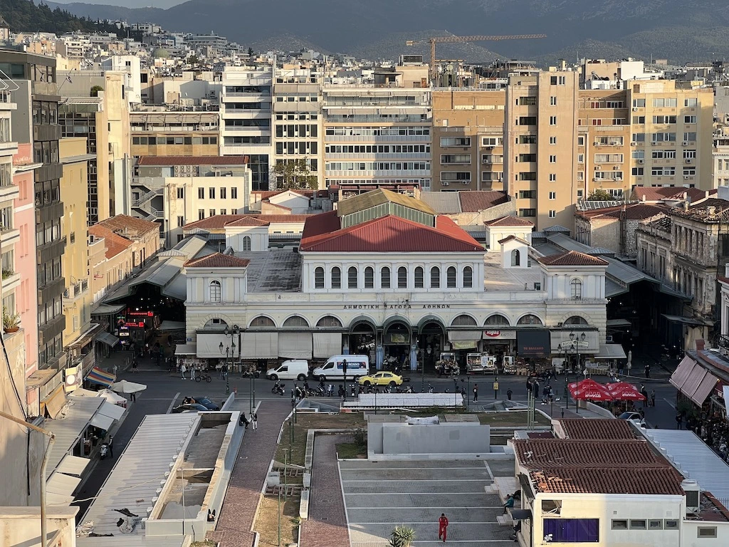 athens public market evia tours