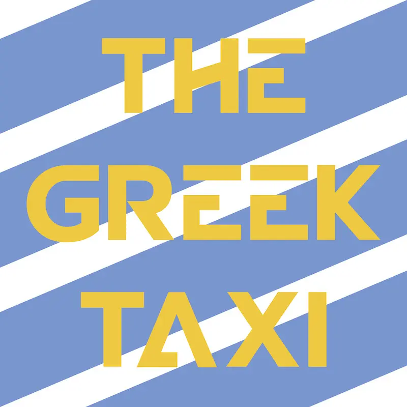 the greek taxi logo