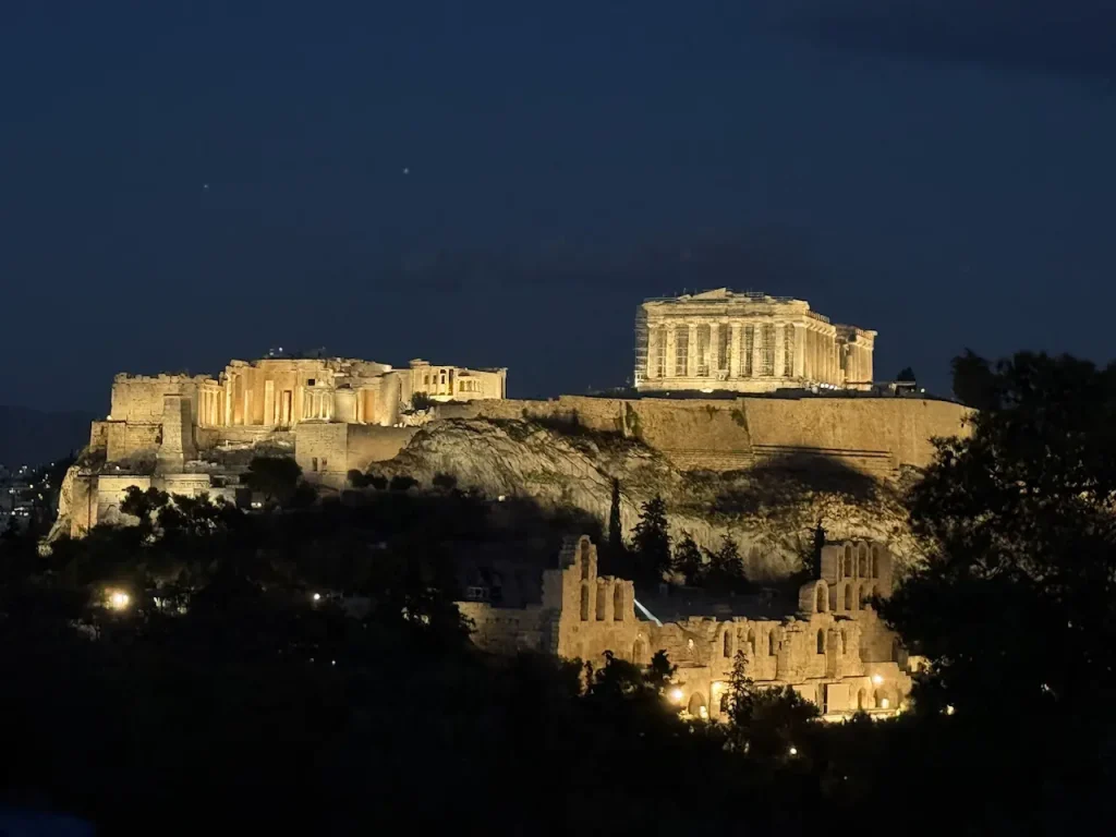 athens acropolis by night evia private tours